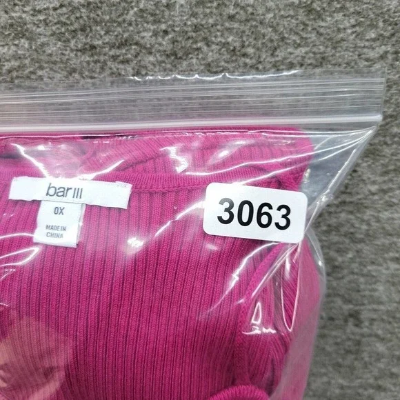 Bar III Trendy Cutout Knit Sweater Dress Bodycon Size 0X NWT - Picture 11 of 11